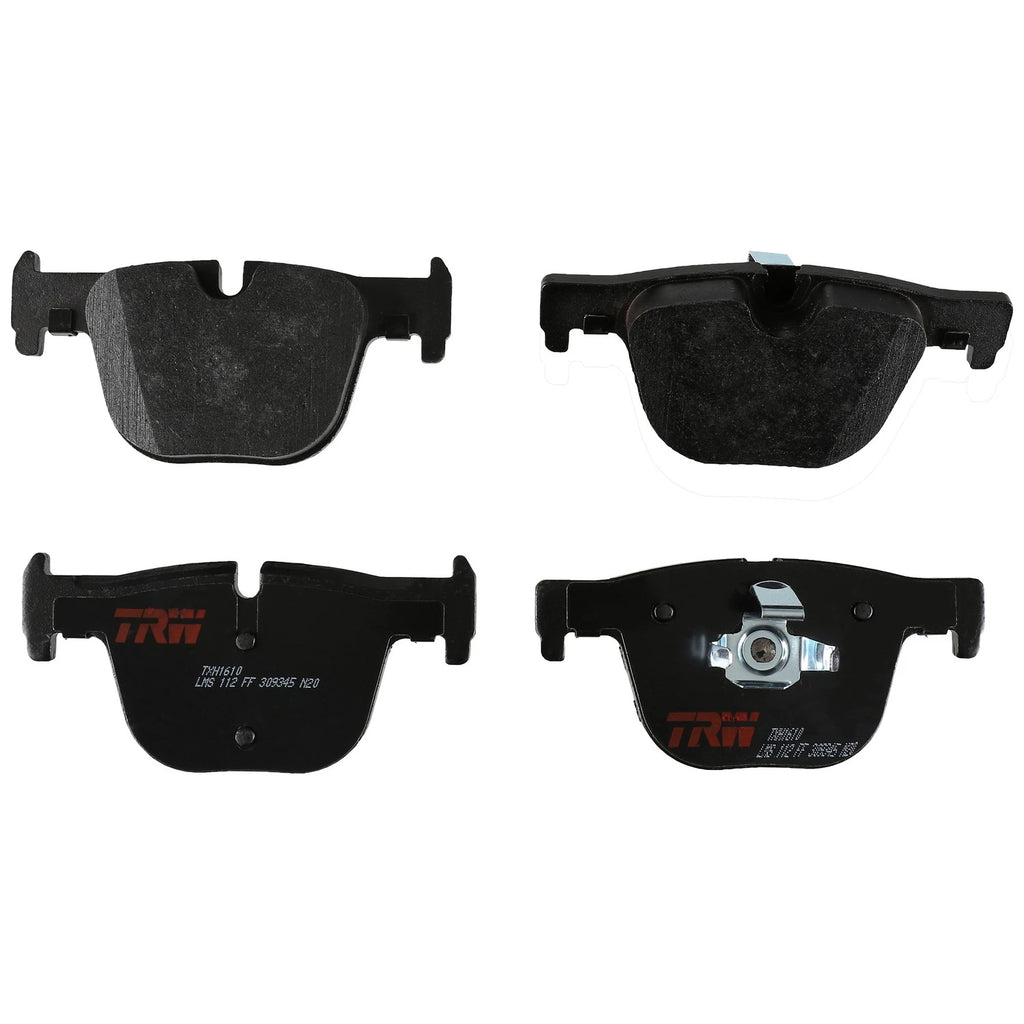 Set of 4 Disc Brake Pads for BMW 335i xDrive (2013–2015)