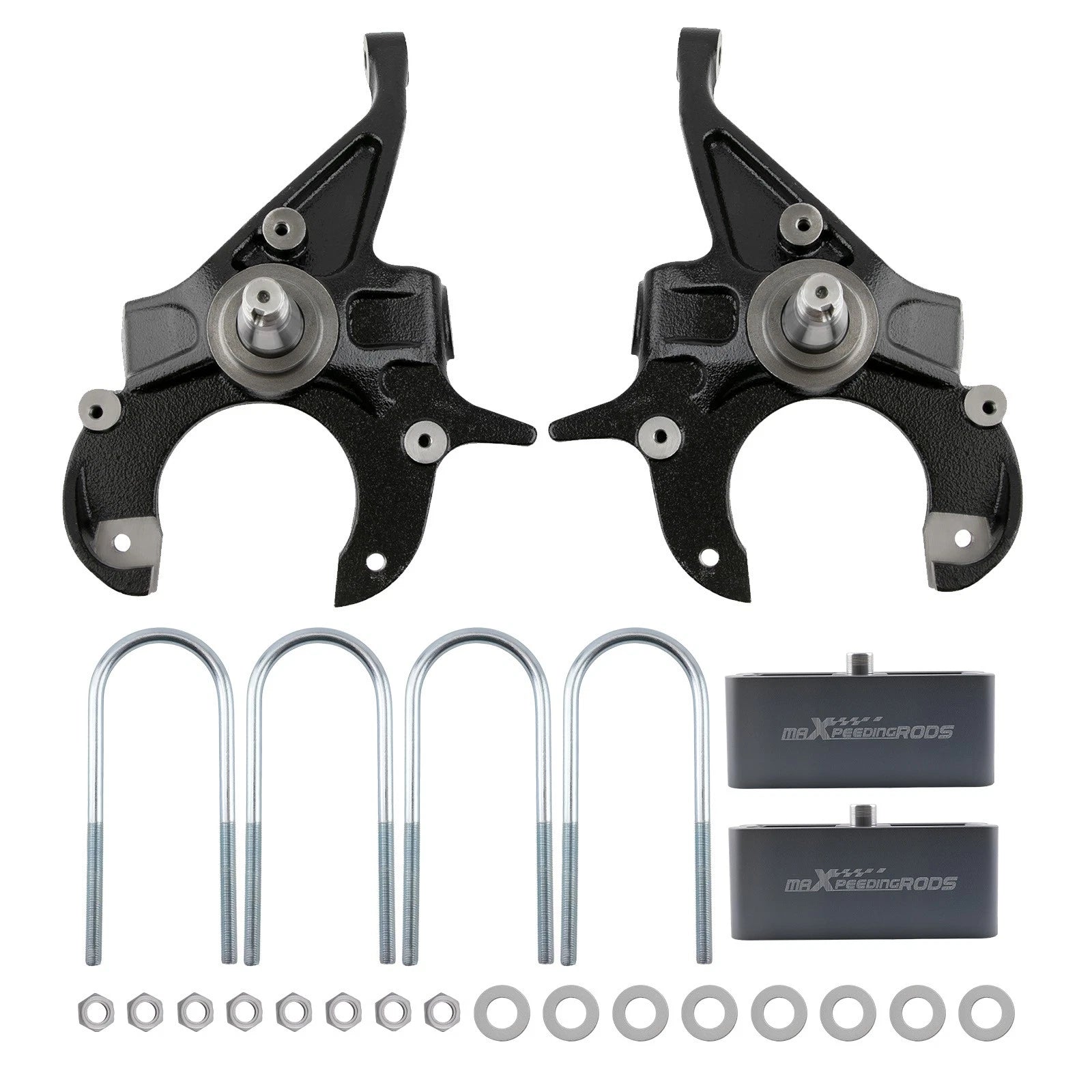 2" Drop Spindle Block Kit for Chevy S10 Blazer GMC Jimmy S15 Sonoma 2WD (1982–2004)