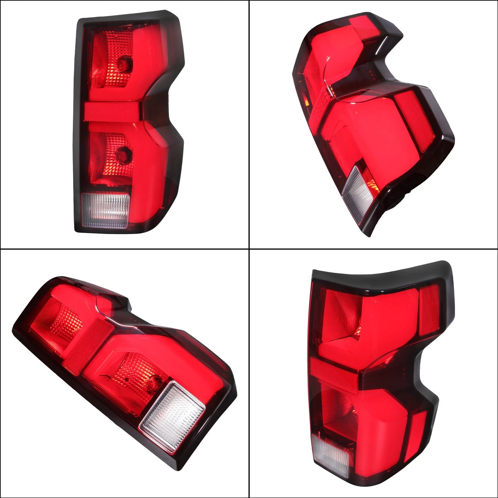 Right Side Tail Light Assembly for Chevrolet Colorado (2023â2025) LED Black Red