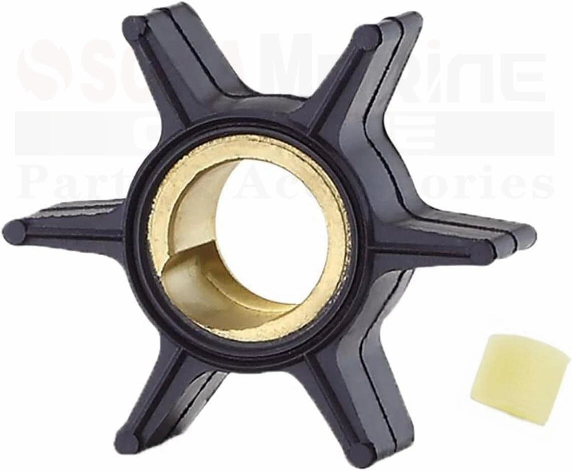 Rubber Impeller w/Key for Johnson Evinrude 20-35 HP Outboard (18-3051, 395265)