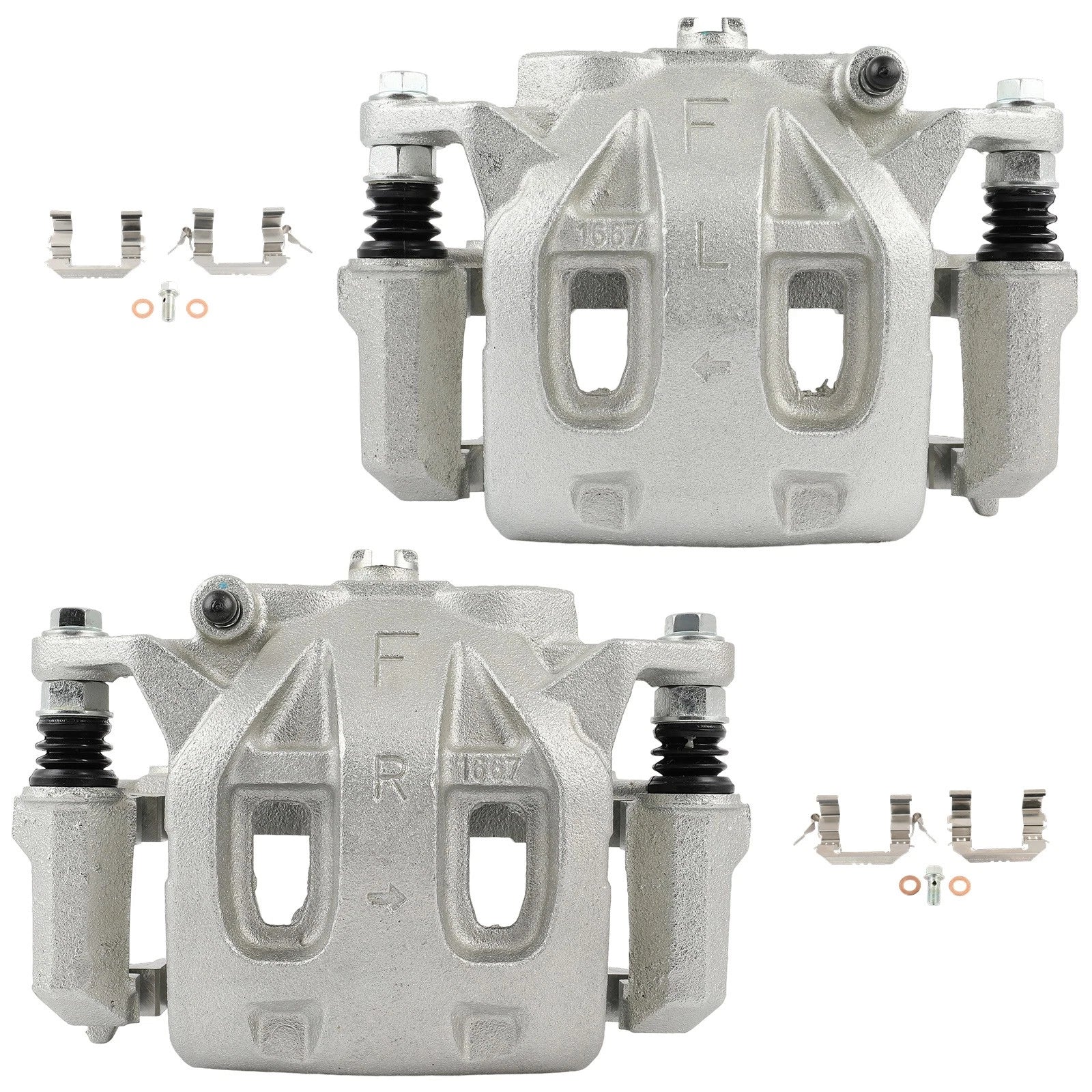 Front Brake Calipers for Infiniti FX35 FX37 (2006–2013) - Set of 2