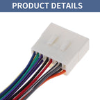 Set of 2 Car Stereo CD Player Wiring Harness 70-8901 for Suzuki Esteem (2001–2002)
