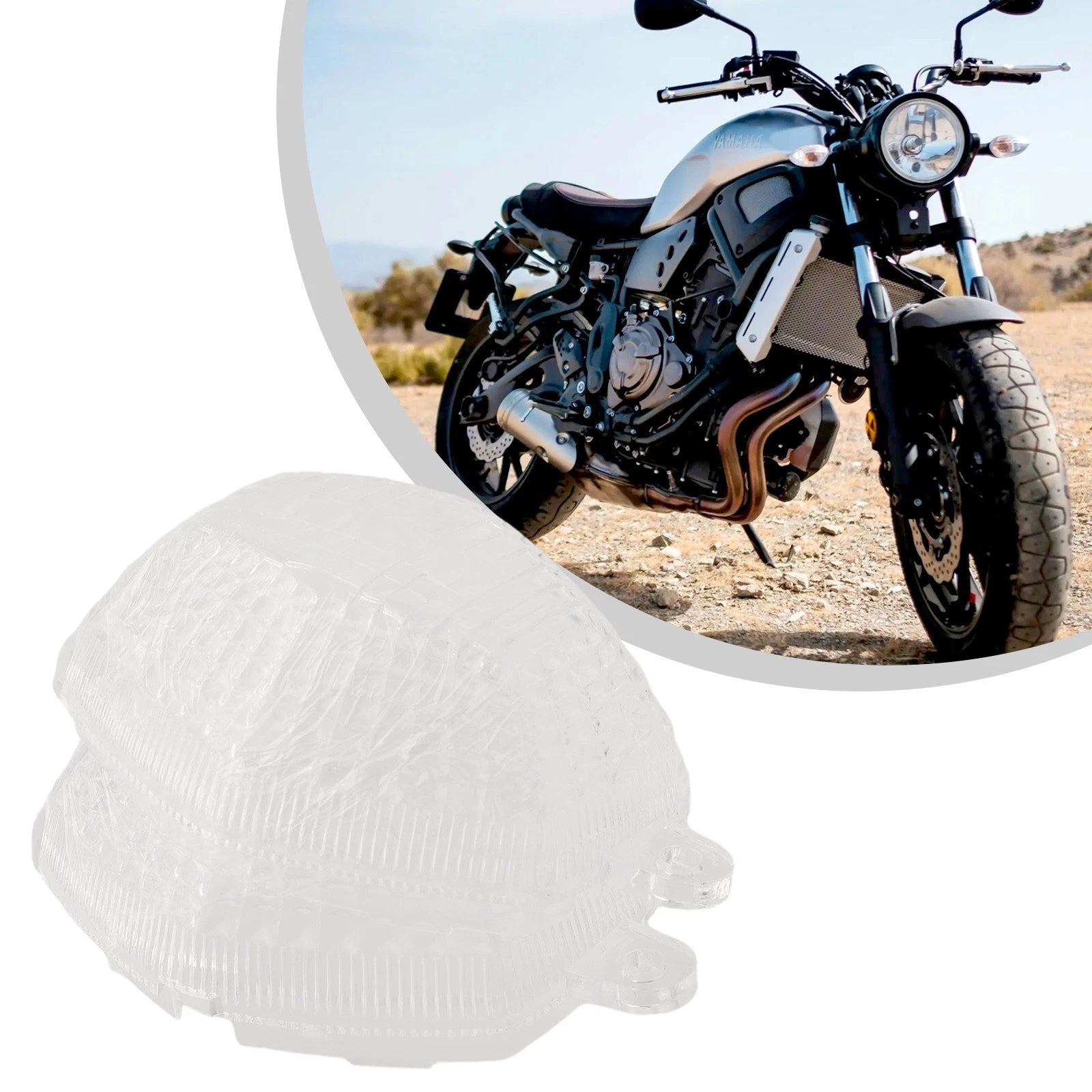 2X Turn Signal Indicator Light Lens for Suzuki SV650 N/S (2003–2016) Clear