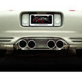 Perforated Stainless Exhaust Filler Panel for 1997-04 Corvette fits OEM Exhaust