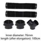 76mm Diesel Heater Duct T-Piece Tube Kit for