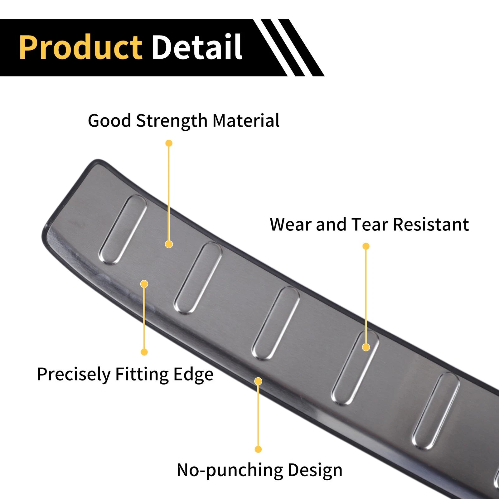 Rear Bumper Topper for Toyota Camry (2018–2025) Silver Tone