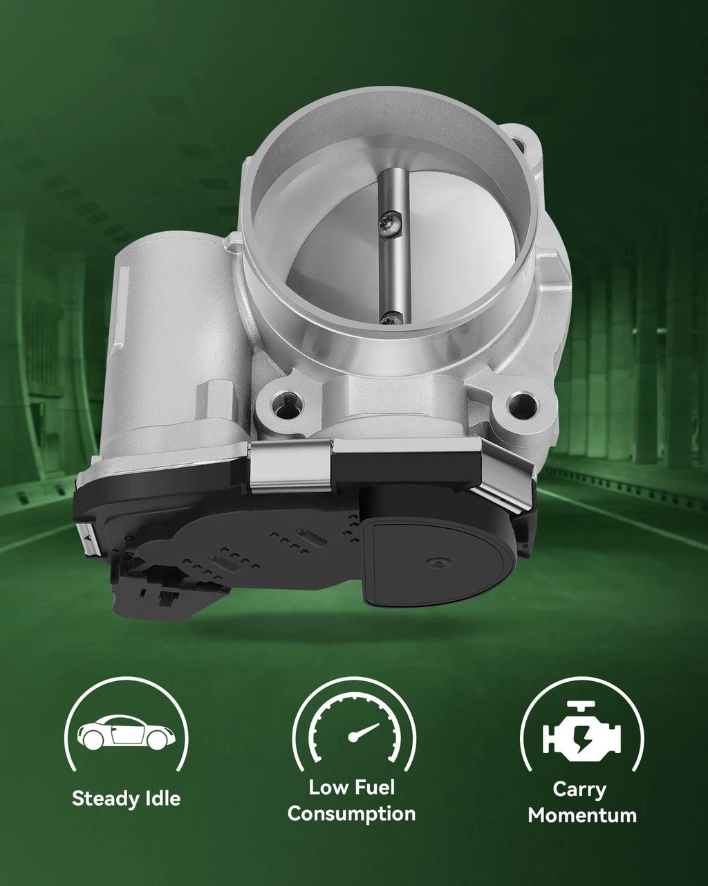 Throttle Body for Cadillac CTS, GMC Terrain, Chevrolet Equinox, Buick LaCrosse (3.0L)