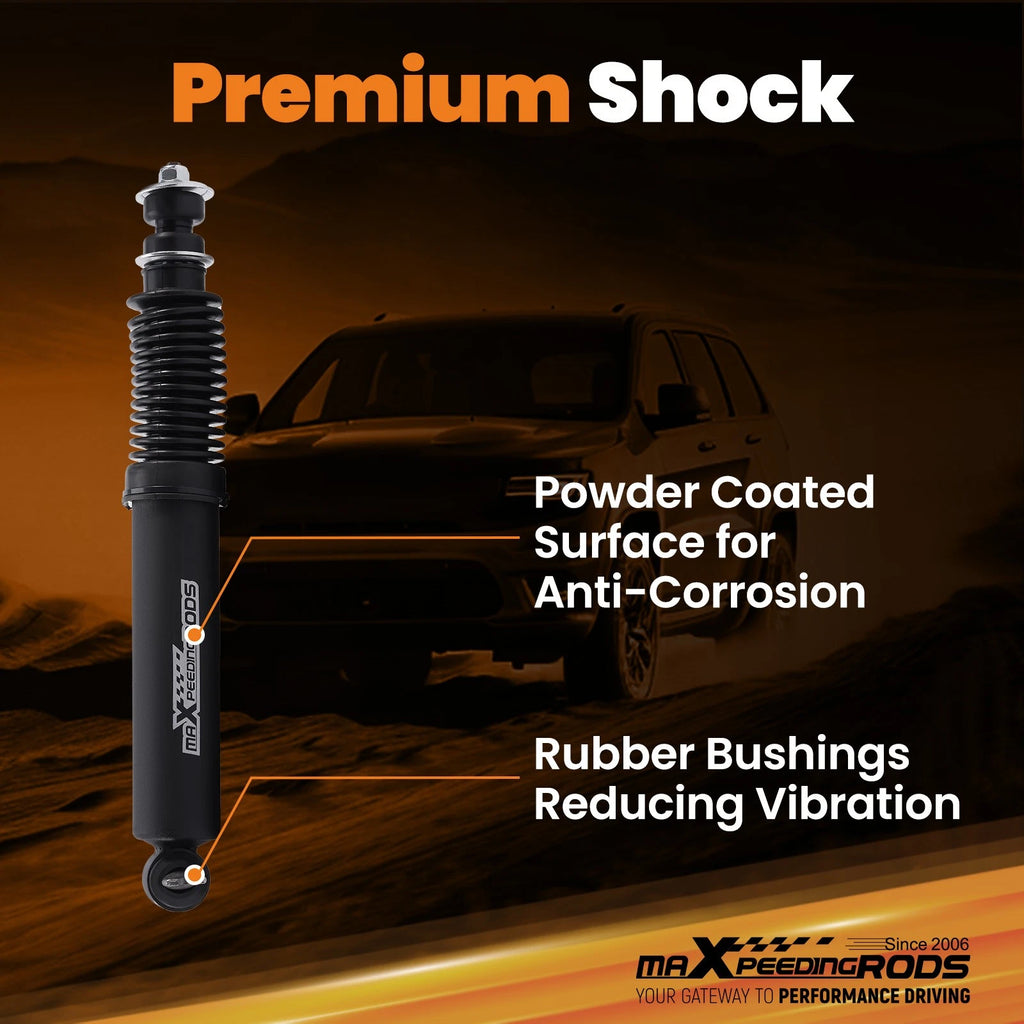4" Front Drop Shocks for Chevy GMC C1500 (1988–1998) 2WD