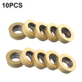 10Pcs Set of DP5320 Carbide Milling Inserts for