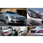 Chrome Metallic Vinyl Film Wrap Sticker Bubble Decals 30×150cm