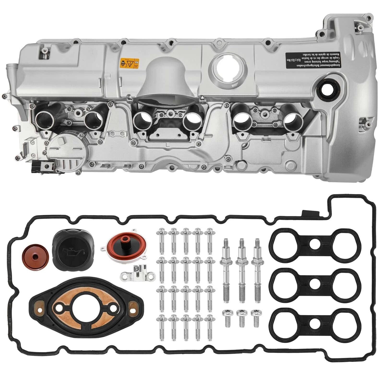 Aluminum Valve Cover for BMW 128i 323i 328i 528i X3 X5 (2006–2013)