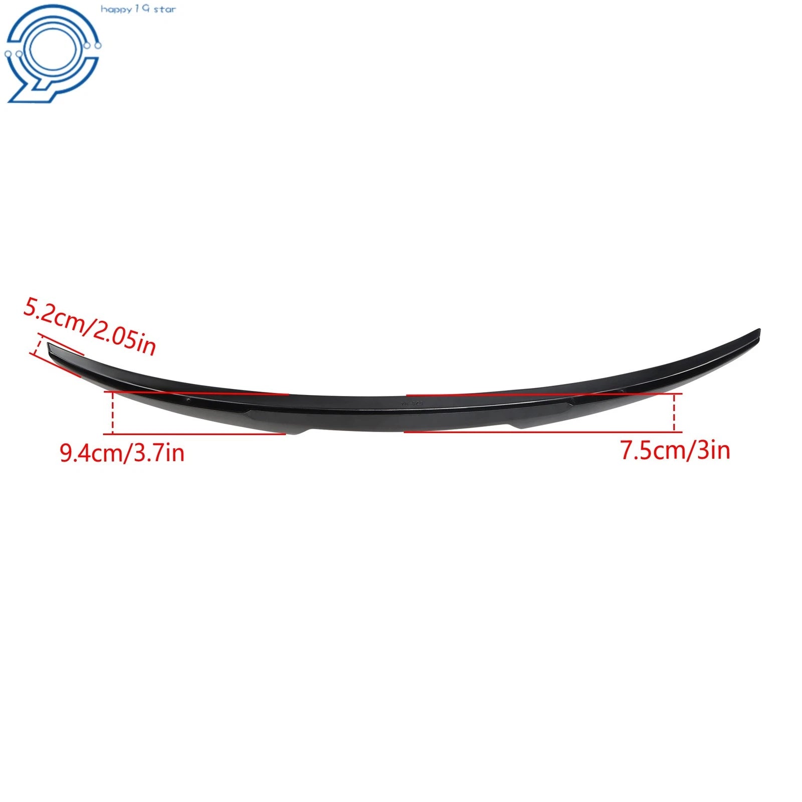 Gloss Black Rear Guide Spoiler for BMW M3 G20 G80 (2018–Present) M4 Style