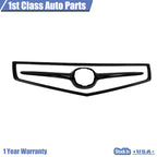 2X Front Bumper Grille Trim for Acura TSX (2006–2008) Black Light