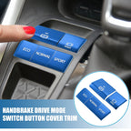 5PCS Handbrake Drive Mode Button Metal Cover Trim for Toyota RAV4 (2019–2022)