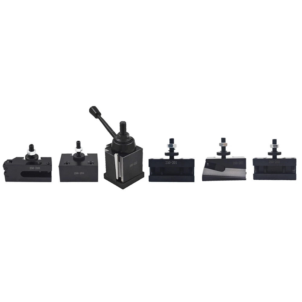 Set of 6 Quick Change Wedge Tool Posts for BXA Series 10" - 15"