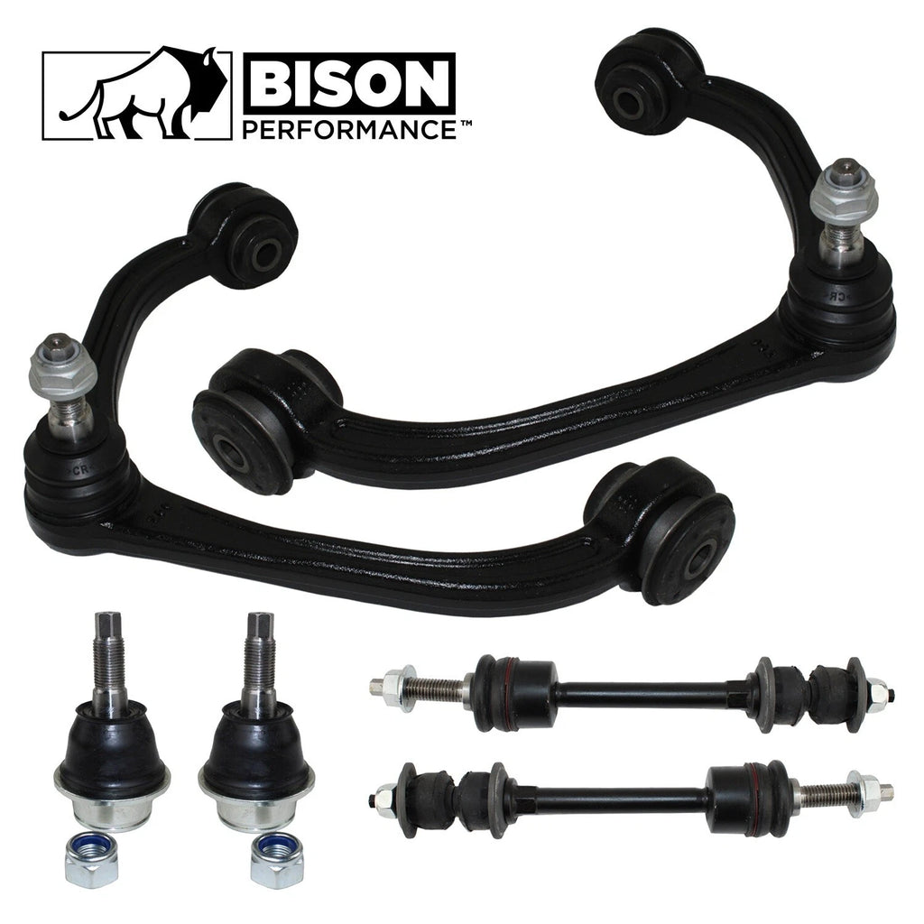 6pc Front Upper Control Arms & Sway Bars Kit for Dakota Raider
