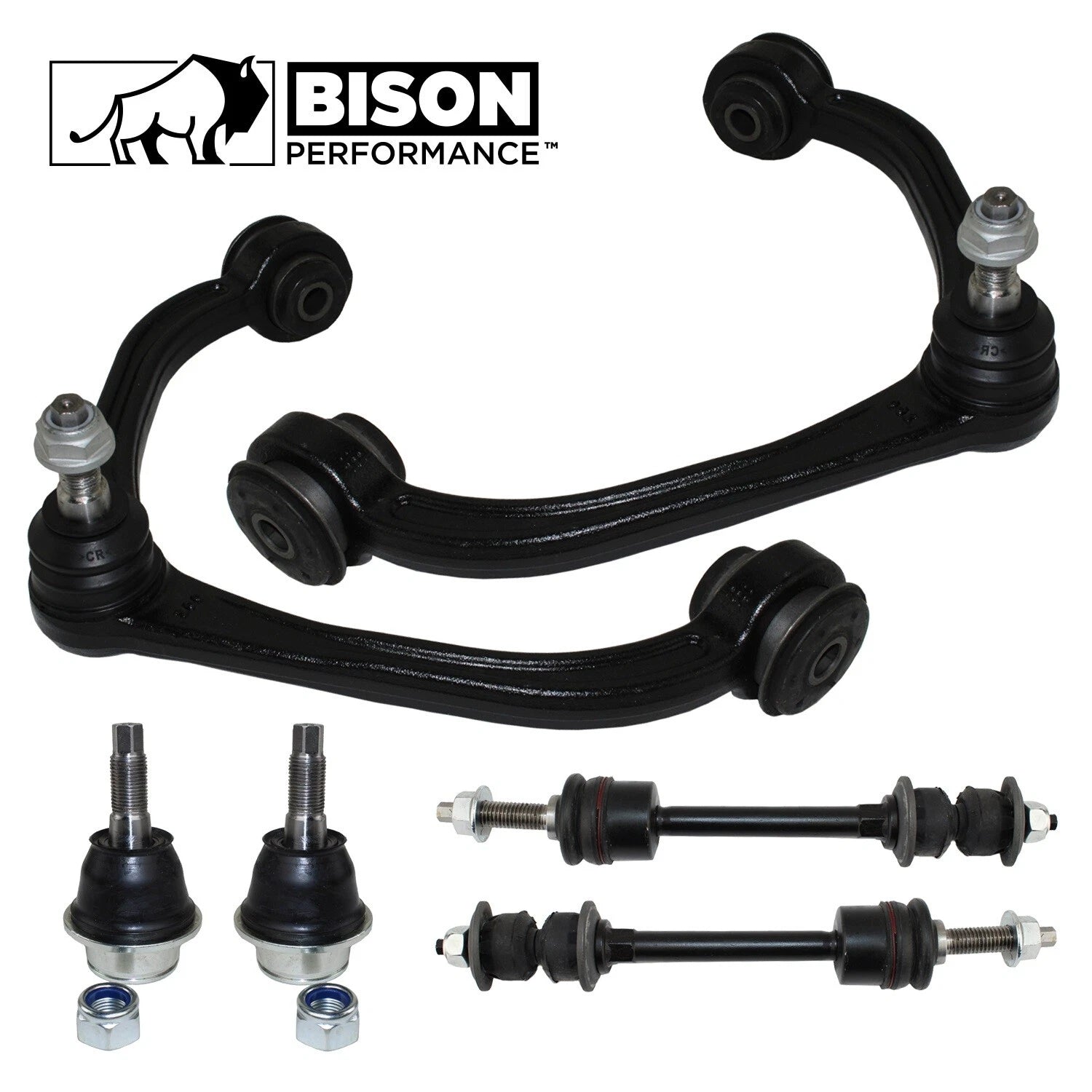 6pc Front Upper Control Arms & Sway Bars Kit for Dakota Raider