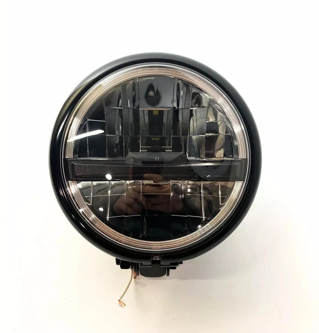 Motorcycle Housing Bottom Mount Replacement with 8 LED Headlight for Honda (2004–2012)
