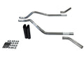Dual Exhaust Kit for Chevy Blazer (1995–1999) Black Tips Corner Exit