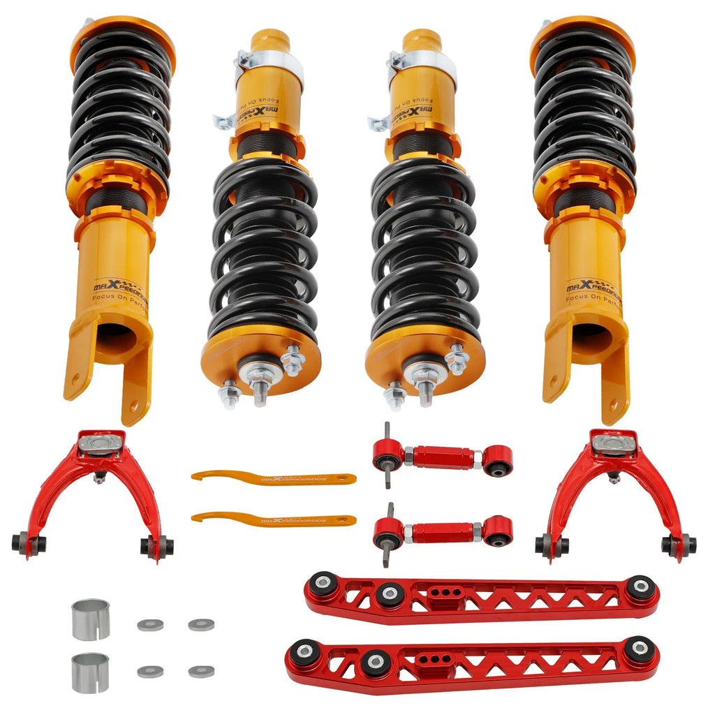 Coilovers Set with Camber Kit & Rear Control Arms for Honda Civic (1996–2000)