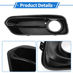1 Pc Fog Light Grill for BMW 1 Series (2015–2018) No. 51117371667 Black