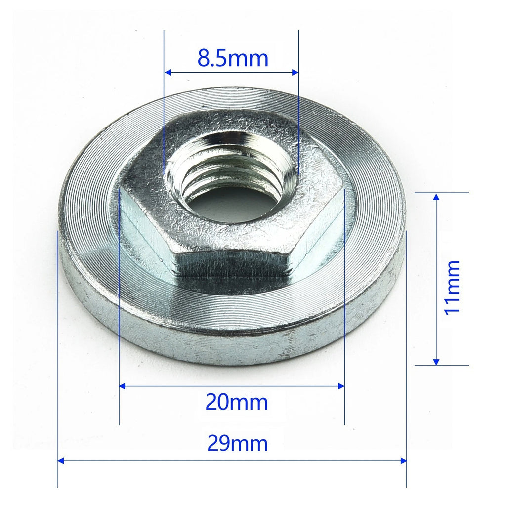 2X Angle Grinder Nuts for 100 Type Angle Grinder