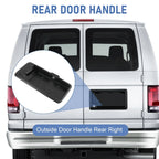 Door Handle for Chevy GMC (Exterior Rear RH Right, Black Textured)