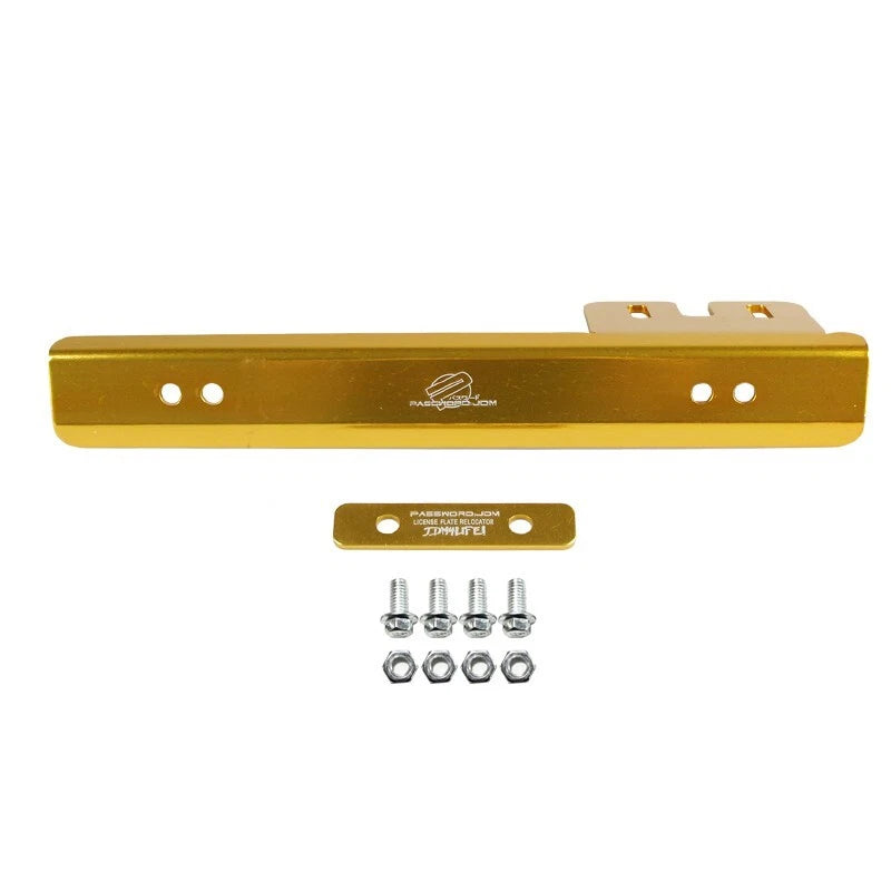 Front Bumper License Plate Mount Bracket Relocator for Universal Fit (2000–2023)