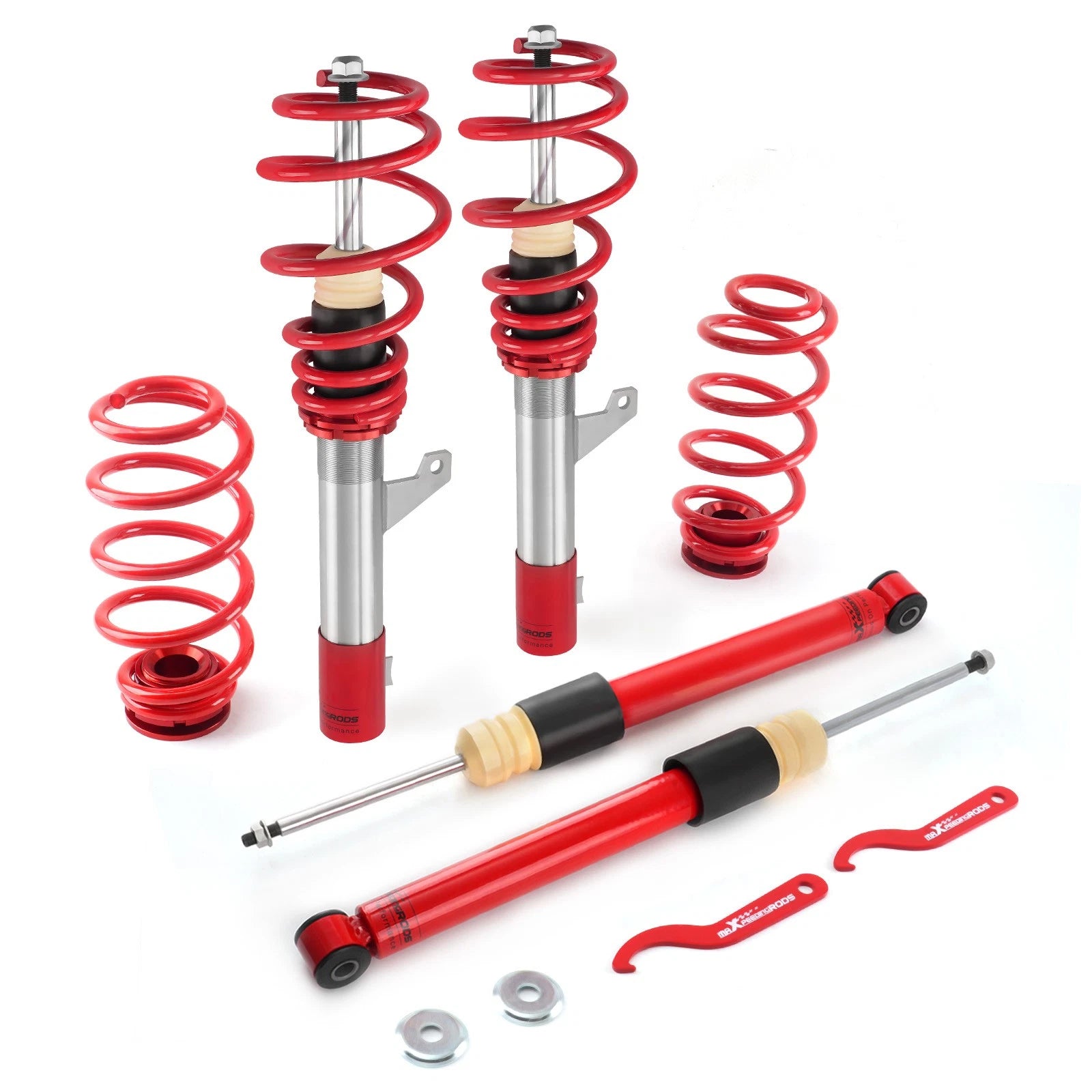 Adjustable Coilover Lowering Kit for VW Golf GTI MK5 MK6 (2006–2014)