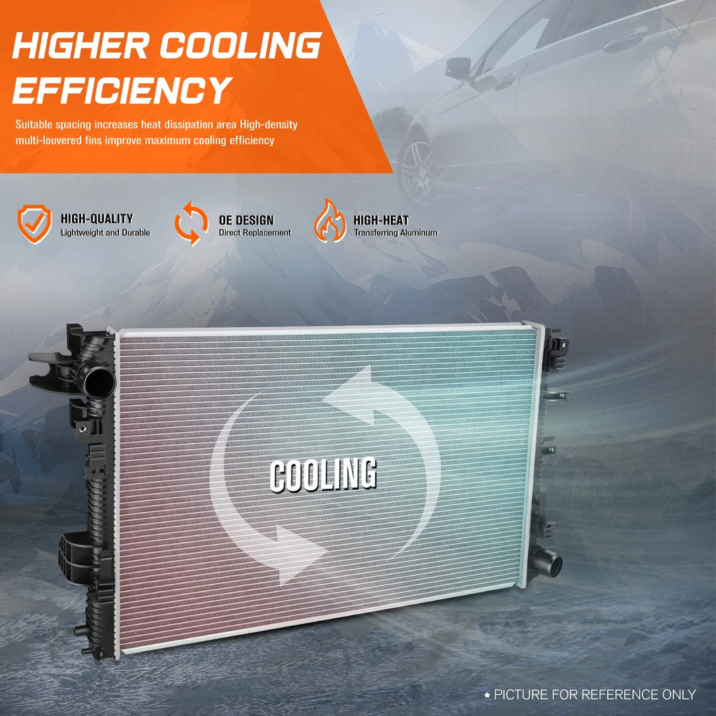Aluminum Core Cooling Radiator for Ram 2500 3500 6.7L Diesel (2019–2024) DPI-13871