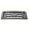Replacement Black Matte/Ready to Paint/Textured ABS Plastic Front Grille