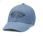 Embellished Hat for Harley-Davidson (2023) - Dusty Blue 97707-23VW