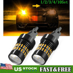 Set of 2 LED Amber Turn Signal Lights for Make Model