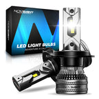 2X H4 LED Headlight Bulbs for NOVSIGHT (200W, 50000LM, 6500K)