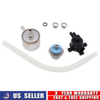 Fuel Pump Pressure Regulator with Housing & Fuel Filter for Harley Softail