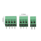 50PCS DG308 Terminal Block KF128 2.54mm PCB Mount Screw Connector Kit
