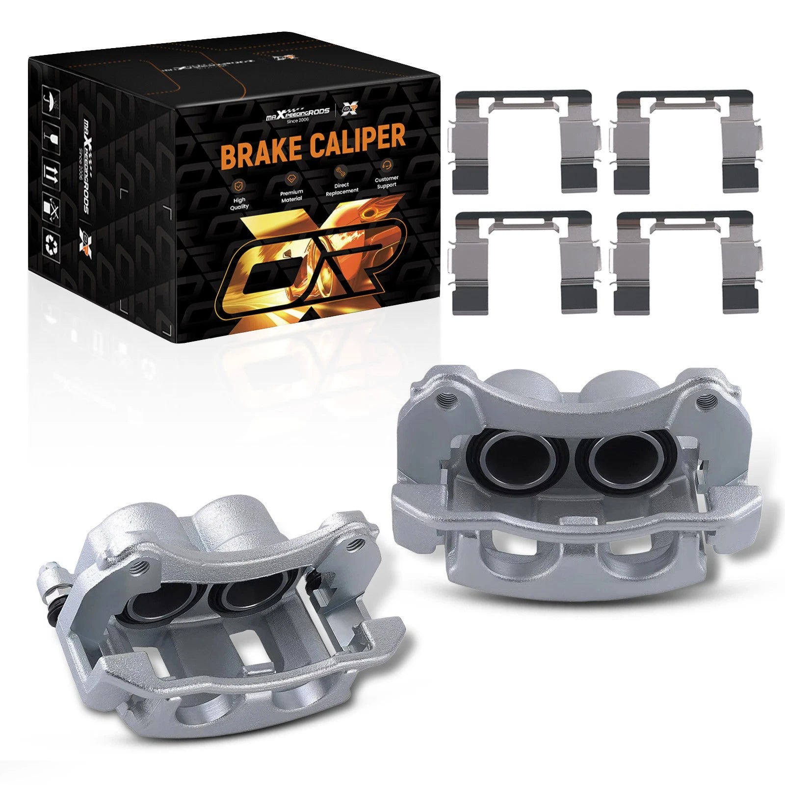 Front Brake Calipers Pair for Chevrolet Equinox Pontiac Torrent (2005–2006)