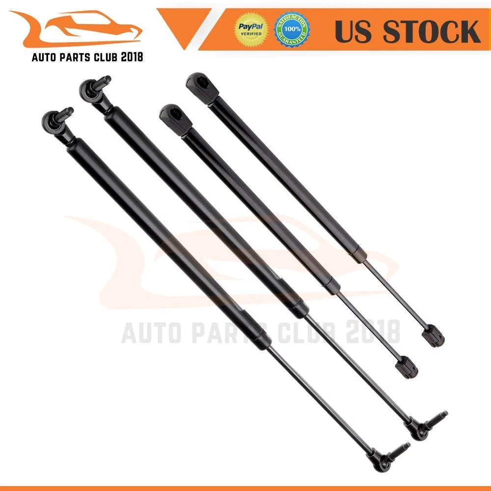 Set of 2 Tailgate Hatch & 2 Window Lift Supports Struts for Jeep Grand Cherokee (2005–2010)
