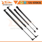 Set of 2 Tailgate Hatch & 2 Window Lift Supports Struts for Jeep Grand Cherokee (2005–2010)