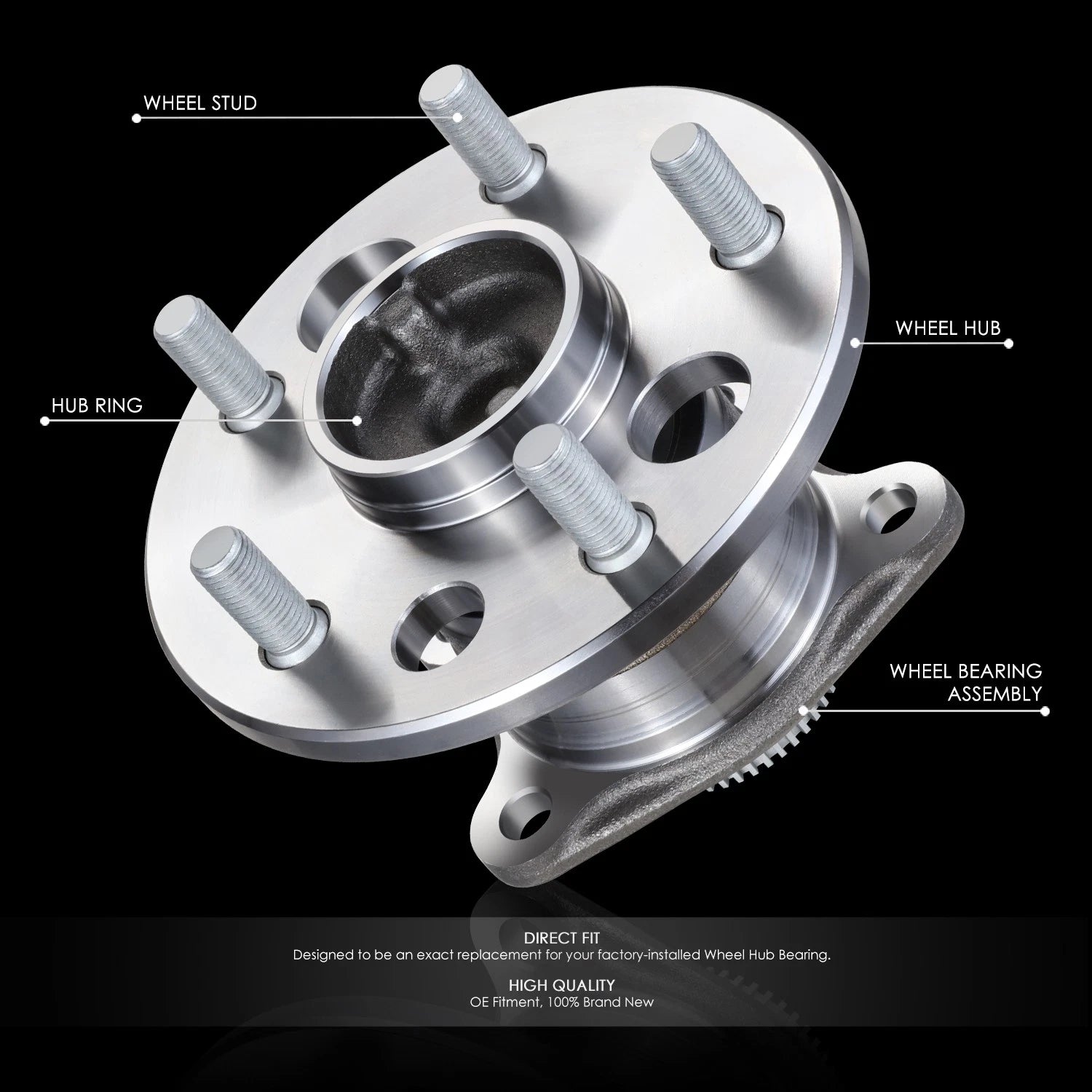 Wheel Bearing Hub for Toyota Camry/ES300/Solara (1992–2004)
