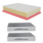 3X Front Engine Air Filter Cabin Air Filter for Lexus GX460 (2010–2023)