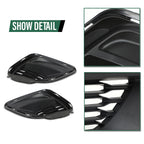 Set of 2 Front Bumper Fog Light Covers for Dodge Charger (2020–2023)
