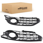 Fog Grille Cover Set for Audi A4 B8 Allroad (2010–2015) Plastic Black