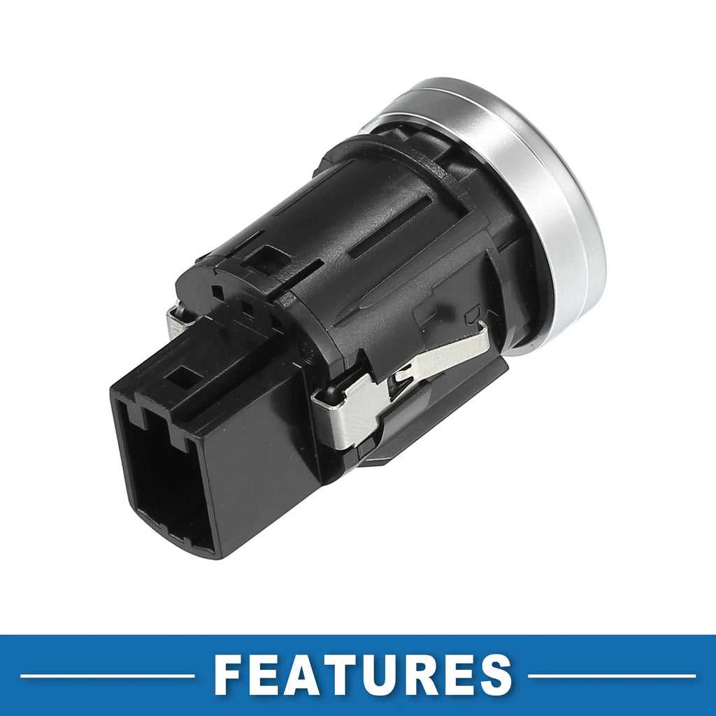 Engine Start Stop Switch Button for Audi A8 (2014–2016) No.4H1905217A Silver