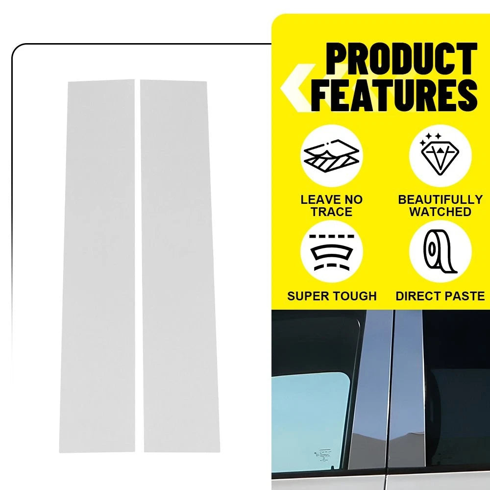 4X Chrome Pillar Post Door Trim for Ford F150 Super Cab/Crew V (2015–2021)