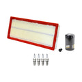 Wix Engine Air Oil Filters & Bosch Spark Plugs Kit for Audi 90 (1988)