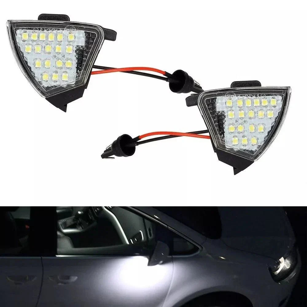 White LED Side Mirror Puddle Lamp for Golf 5/Jetta MK3/Passat B6 CC/Rabbit