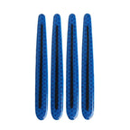4 x Universal Car Door Handle Reflective Stickers - Scratch Protection Blue