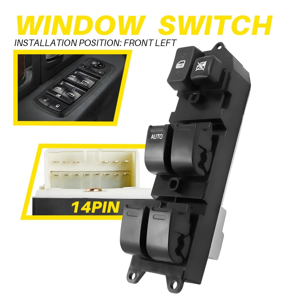 Window Master Control Switch for Toyota Corolla Tercel RAV4 4Runner (1990–2002)