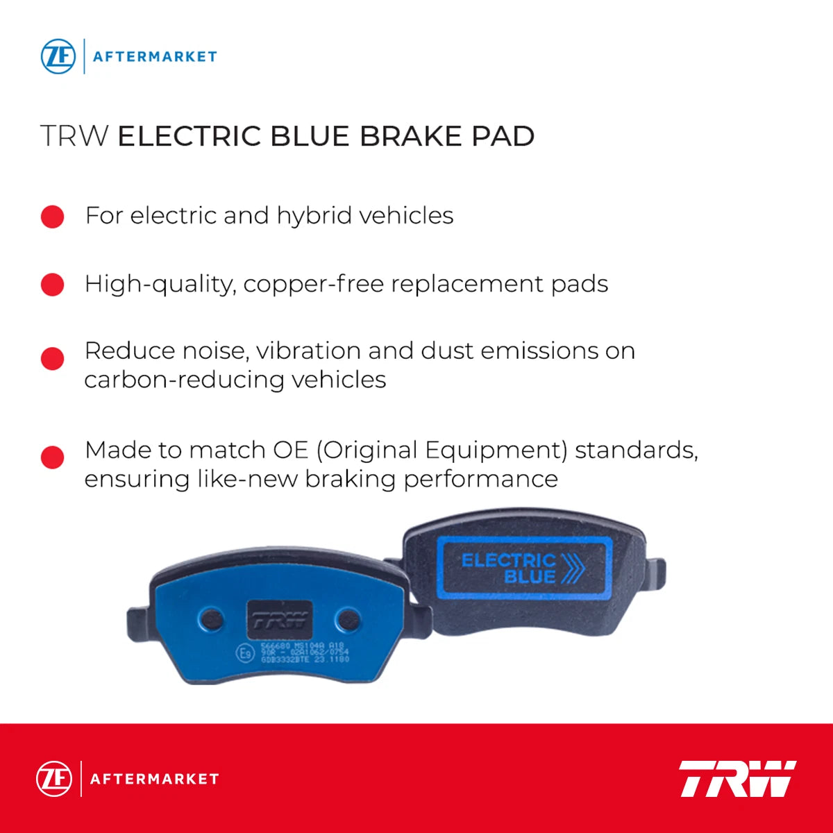 Disc Brake Pad Set for Lexus HS250h (2010-2012)